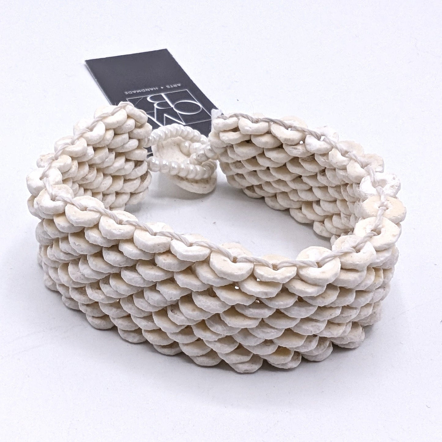 BEVERLY SMART souples Petit Bracelet Echelonné en Coquille d'Œuf d'Autruche Durable